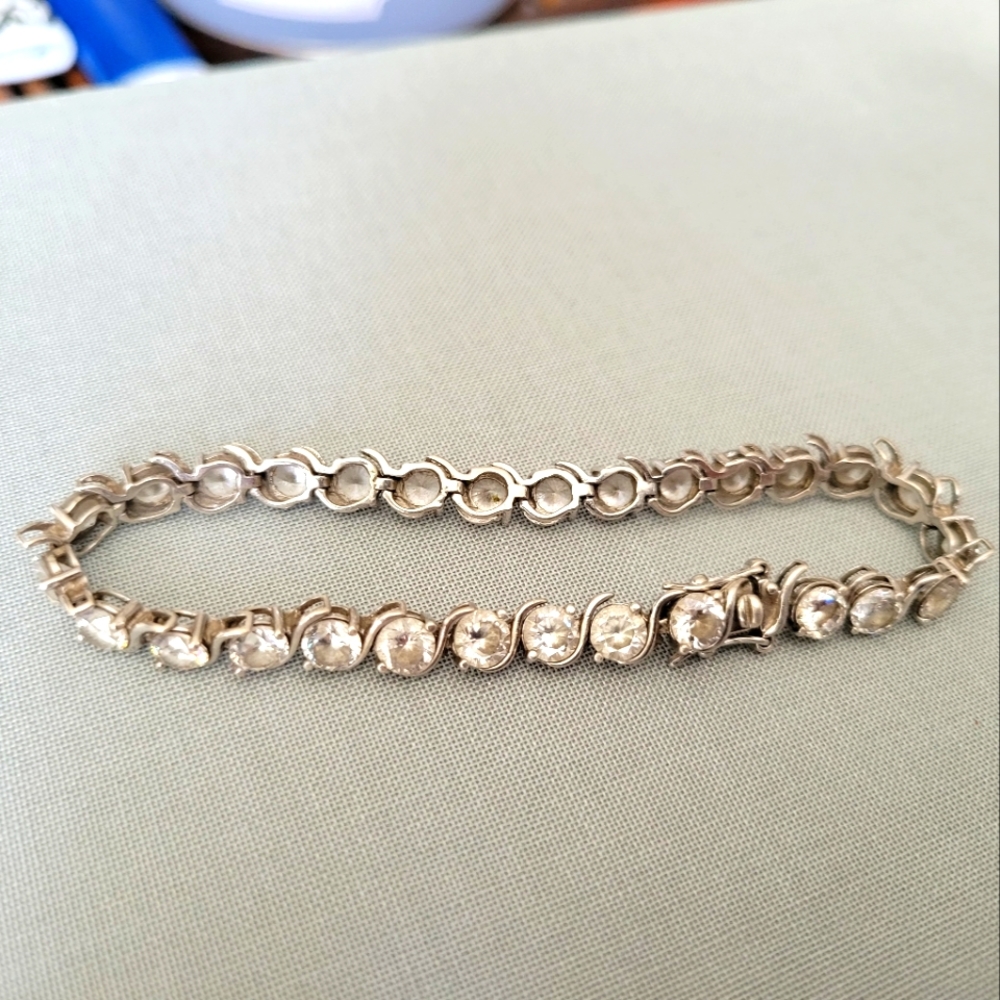 Sterling Silver Tennis Bracelet
